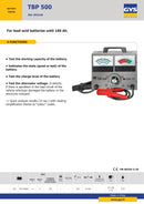 TBP 500 Battery Load Tester