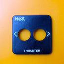 Max Power Clip On Pad Push Button Black