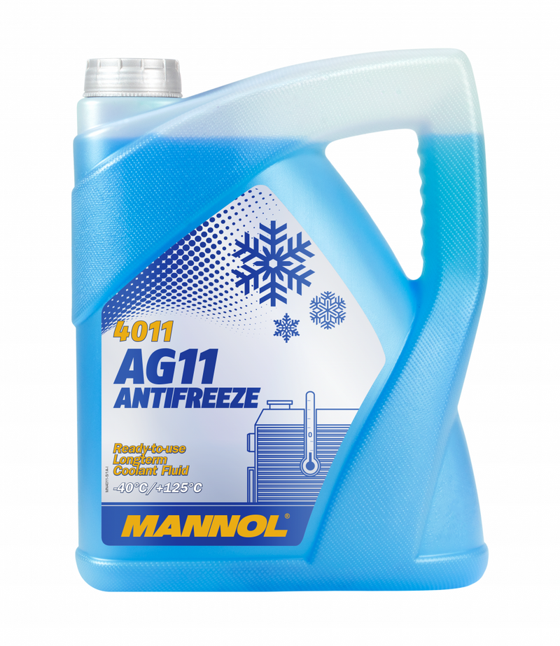 Mannol 5 Lt.Antifreeze Ag11 (-40) Longterm Blue