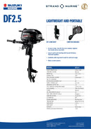 Suzuki 2.5Hp 4-Stroke Outboard Short Shaft