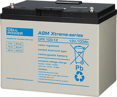 Cellpower 100Ah 12V Extreme Cyclic Battery