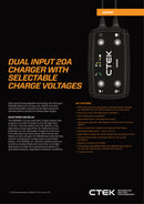 Ctek D250SE Dual Input - NEW