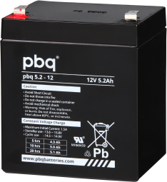 Pbq 5.2 Amp 12 Volt Gen Purpose Battery