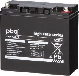Pbq 22 Amp 12 Volt High Rate Discharge Battery